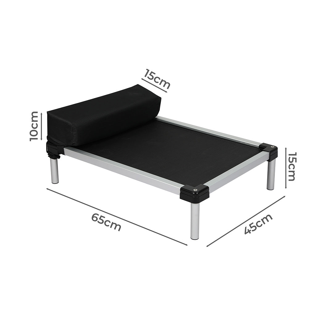 PaWz Pet Trampoline Aluminium Frame M Black Medium-1910112489195048962