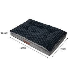 Dog Calming Bed Warm Soft Plush Comfy L Grey Large-1910112966188077058