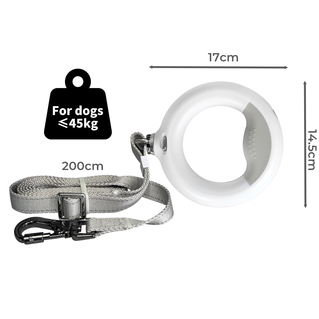PaWz LED Dog Leash Lead Walking Rope White-1910112481397837826