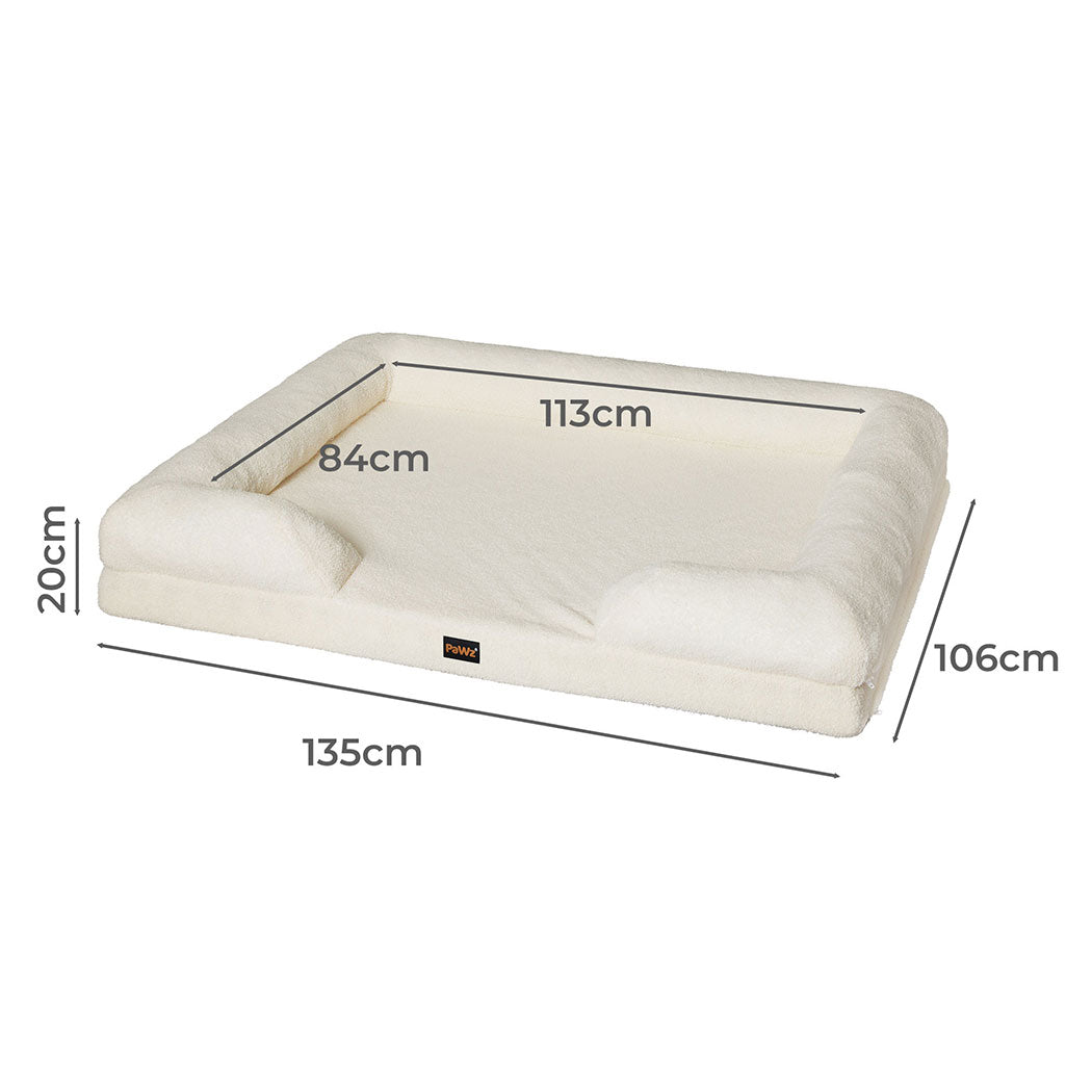 PaWz Memory Foam Pet Sofa Bed-1910112346332860418