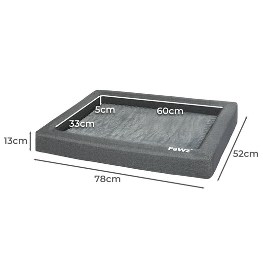 PaWz Memory Foam Pet Bed Calming Dog M Medium-1910112480118575106