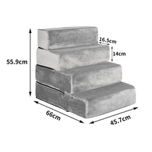 PaWz Pet Stairs 4 Step Ramp Portable X-Large-1910112952934076418
