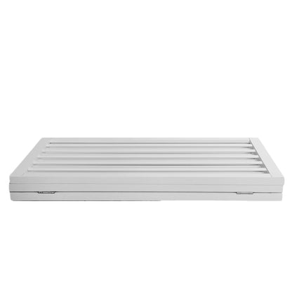 Wooden Pet Gate Dog Fence Retractable White 2000x 3MM-1910112968033570819