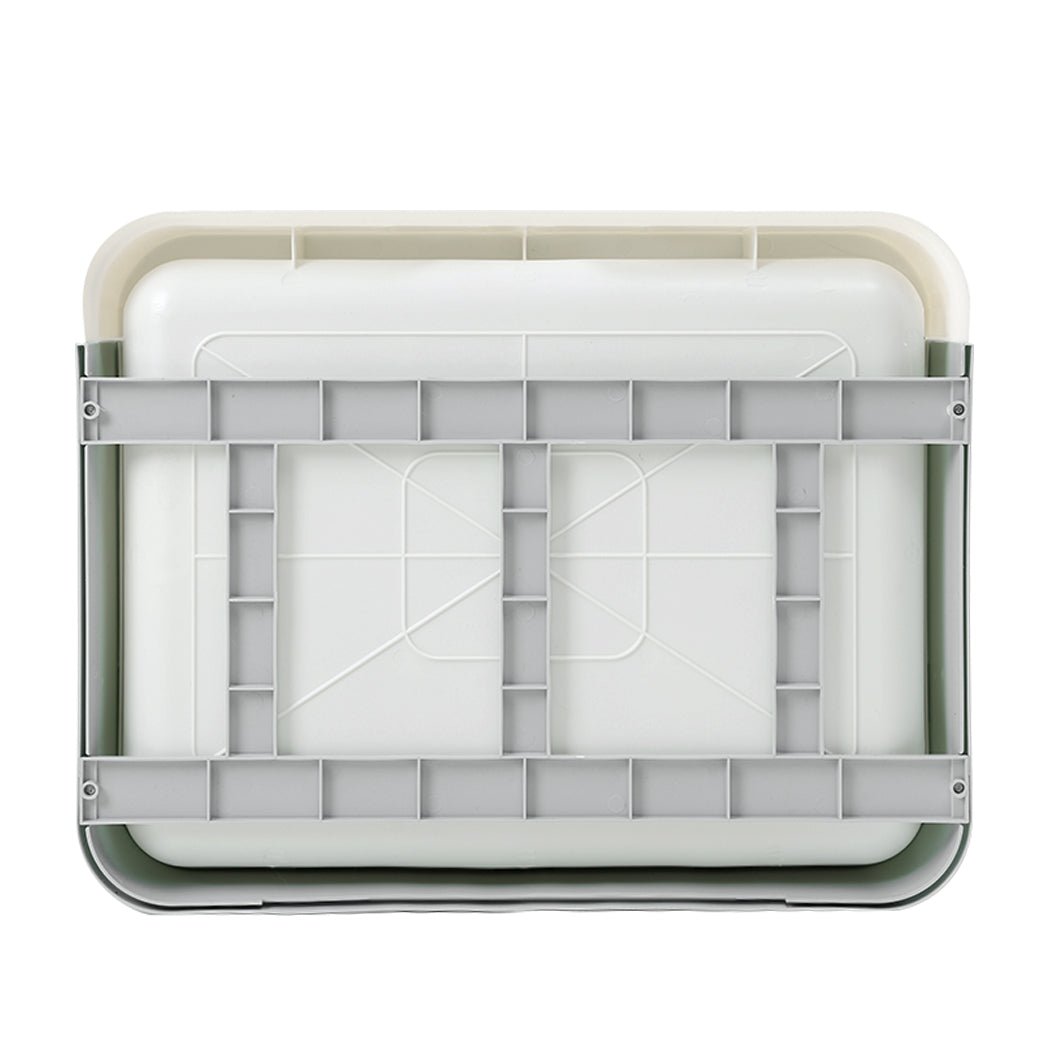 PaWz Foldable Cat Litter Box Tray Enclosed Grey-1910112469918027779