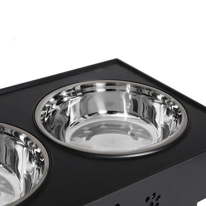 PaWz Elevated Pet Feeder Food Water-1910112981119799299