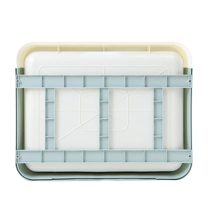 PaWz Foldable Cat Litter Box Tray Enclosed Blue-1910112469704118275