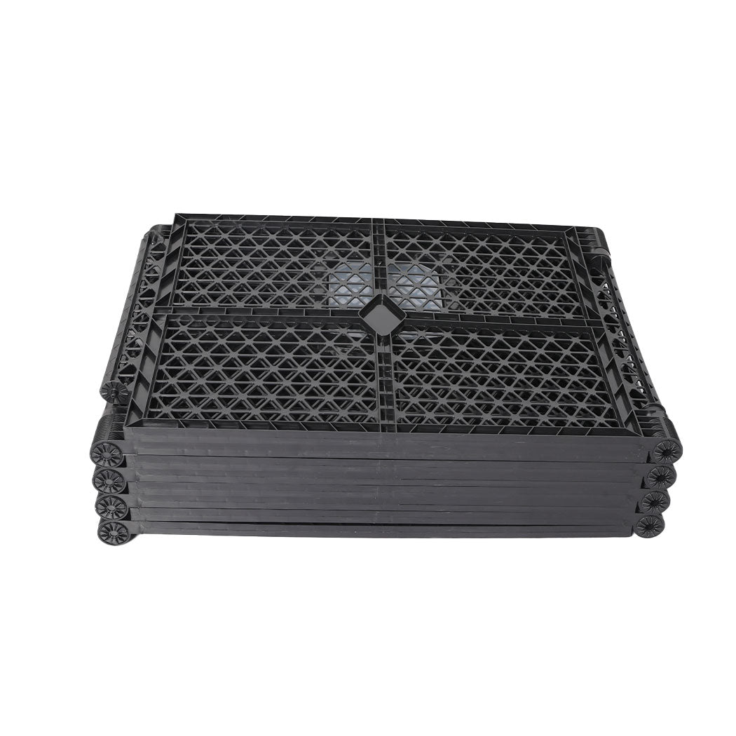 PaWz Pet Playpen Folding Dog Plastic L Large-1910112978359947267