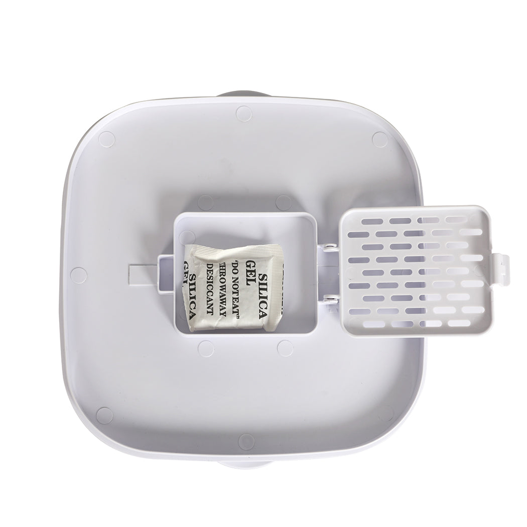 PaWz 5L Automatic Pet Feeder 2 Bowl White-1910112494526009347