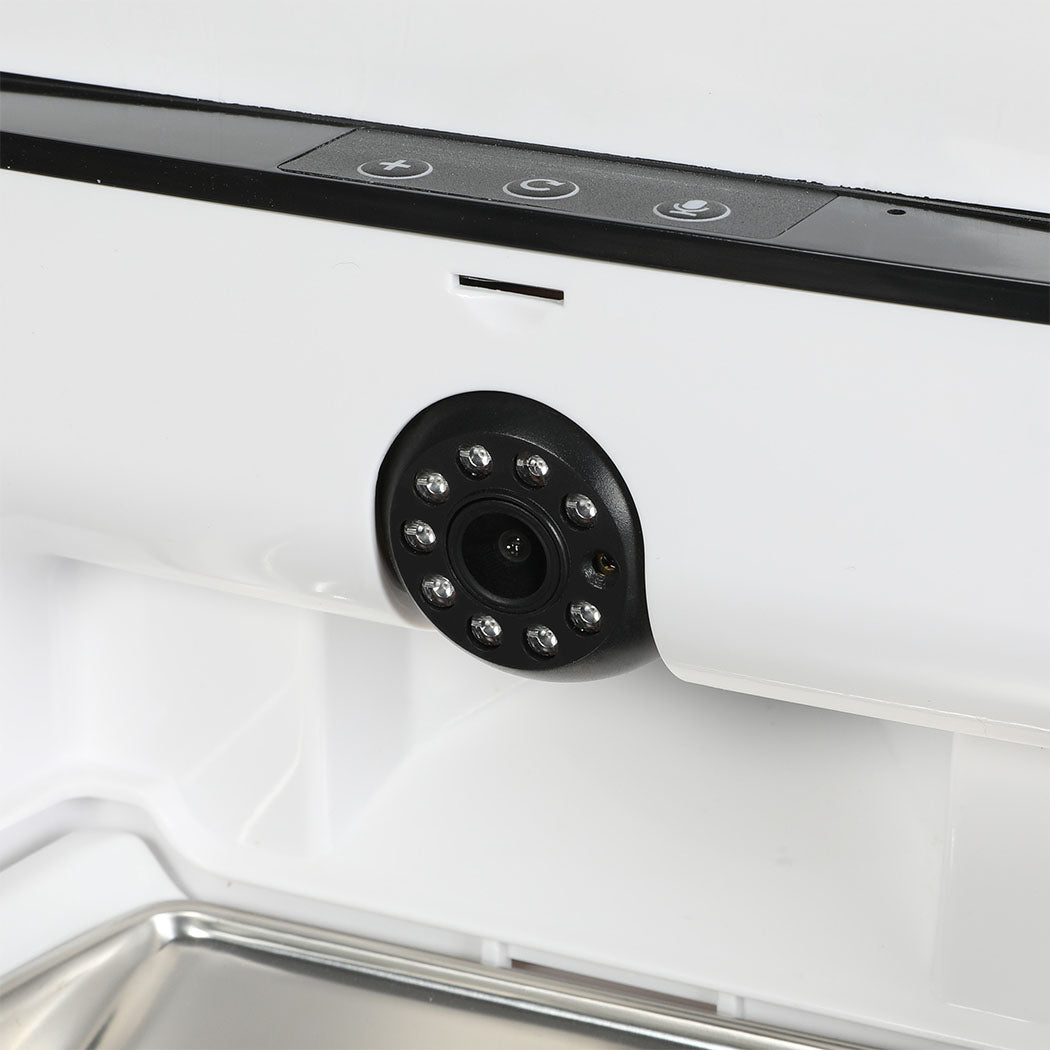 Pawz 2-in-1 Automatic Pet Feeder Wifi Camera Laser Toy-1919278362916950019