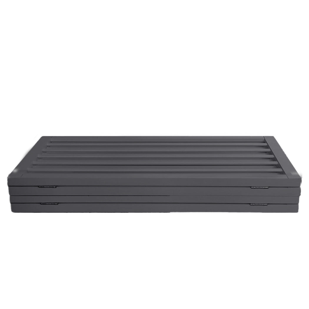 Wooden Pet Gate Dog Fence Retractable Grey 600x 3MM-1910112968574636035