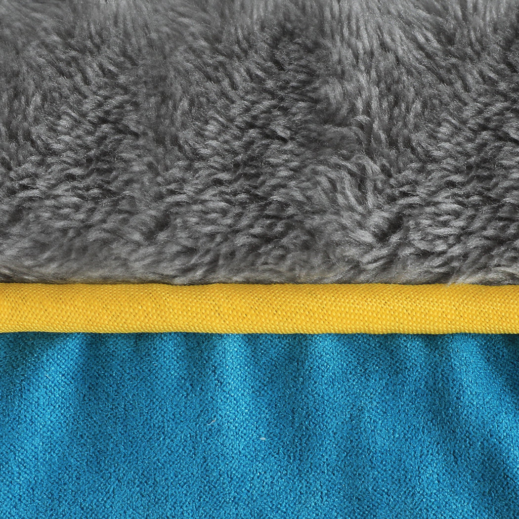 PaWz Electric Pet Heater Bed Heated S Blue Small-1910112463278444547