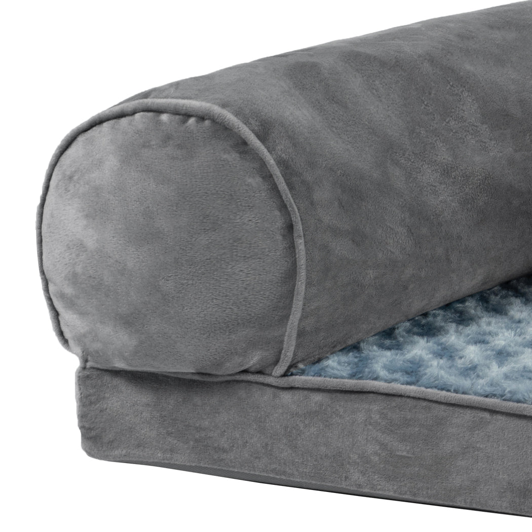 PaWz Pet Bed Sofa Dog Beds Bedding Soft M Cover Grey Cover Medium-1910112954909593603