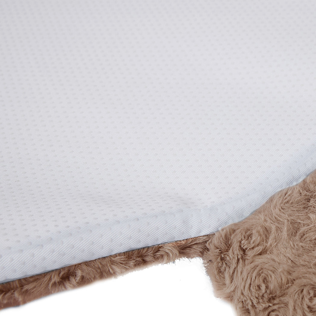 PaWz Pet Bed Cat Calming Bed Dog Squeaky M Tan Medium-1910112965097558019