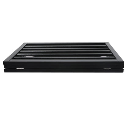 PaWz 3 Panels Wooden Pet Gate Dog Fence Black 139CM-1910112967609946115