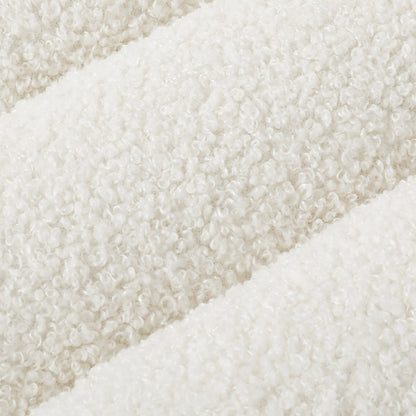 Pawz S Size Orthopedic Dog Bed with Sherpa Plush Removable Cover in White-1919892817208020996
