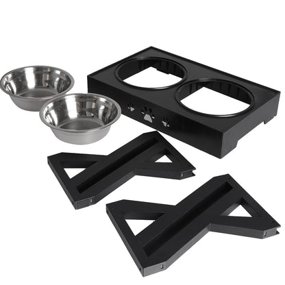 PaWz Elevated Pet Feeder Food Water-1910112981119799300