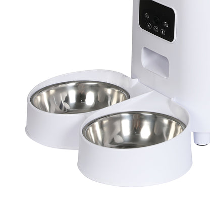 PaWz 5L Auto Pet Feeder Automatic Camera Wi-Fi White-1910112494316294148
