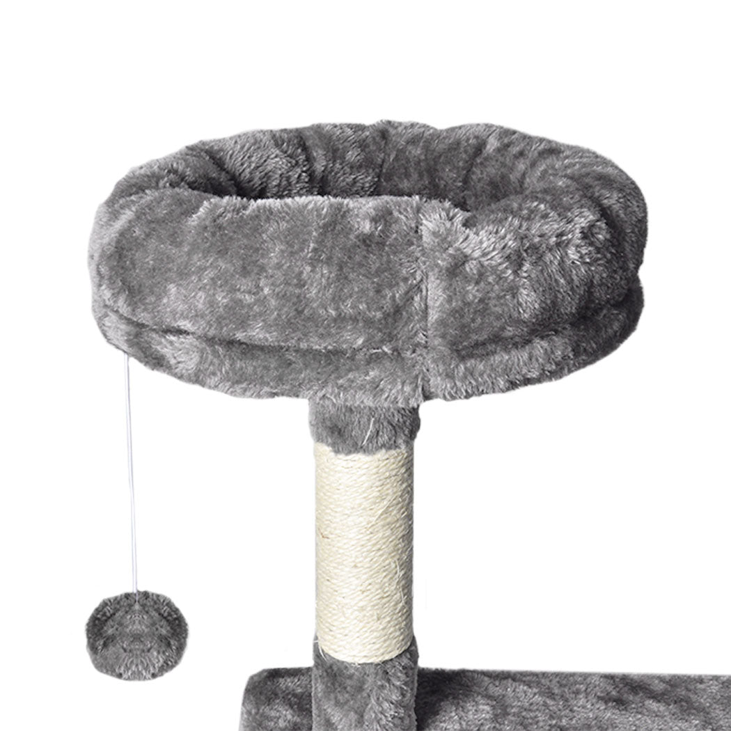PaWz 130cm Cat Tree Toy Scratching Post Grey-1910113147910492164