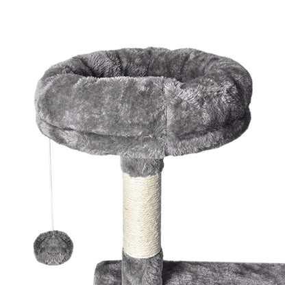 PaWz 130cm Cat Tree Toy Scratching Post Grey-1910113147910492164