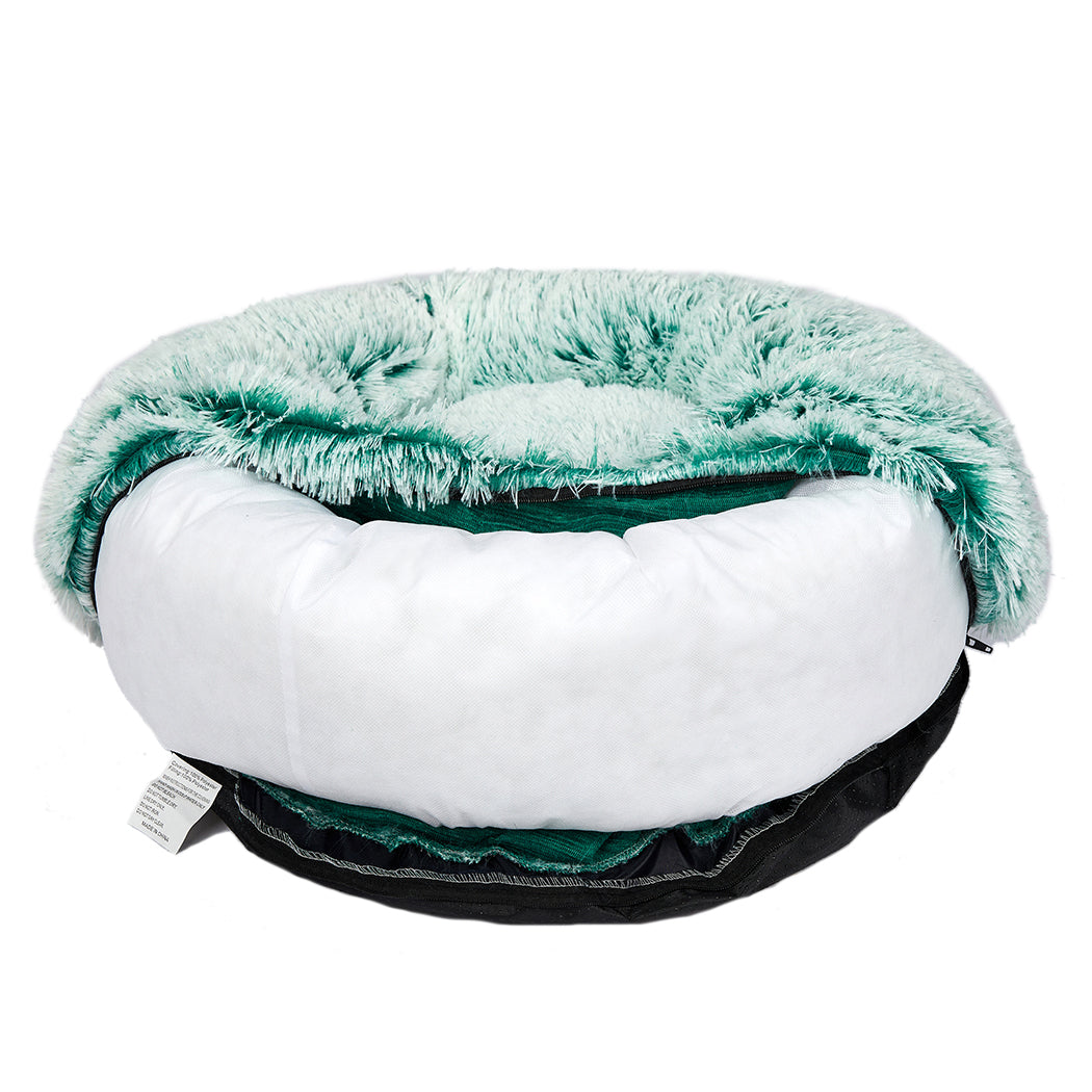 PaWz Pet Bed Cat Dog Donut Nest Calming XL Teal X-Large-1910112960433491972