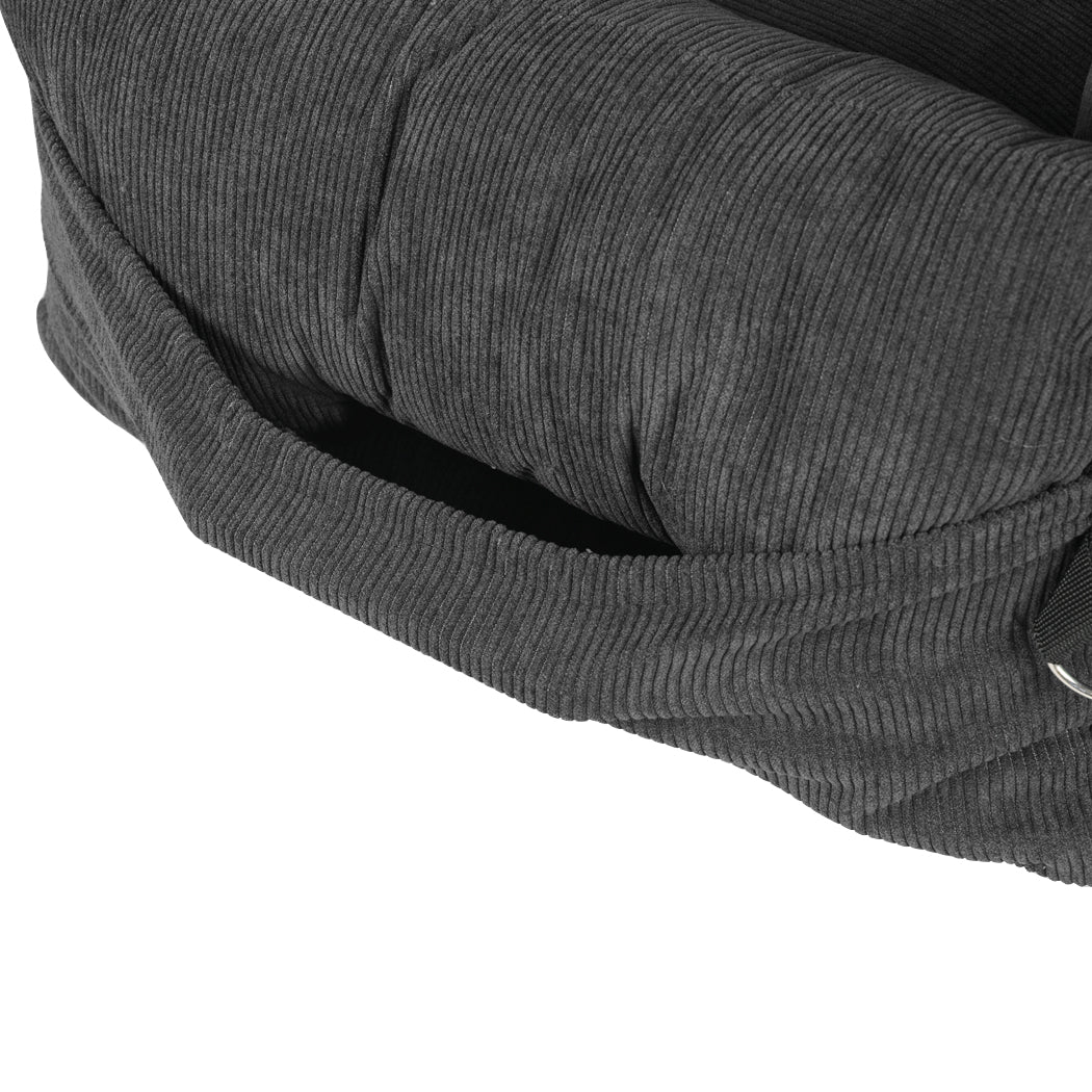 PaWz Pet Car Booster Seat Dog Protector L Grey Large-1910112476243038213