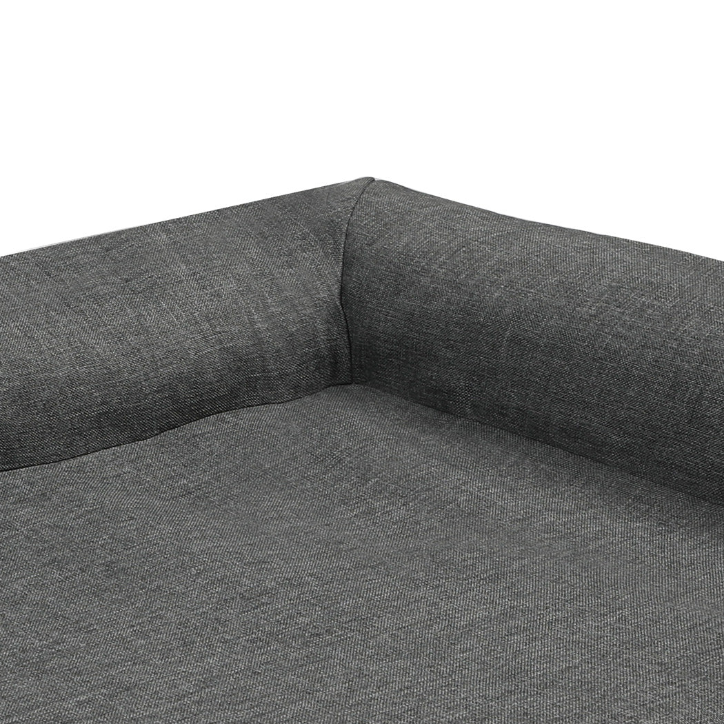 Pawz Orthopedic Dog Bed L Grey-1910112251738722309