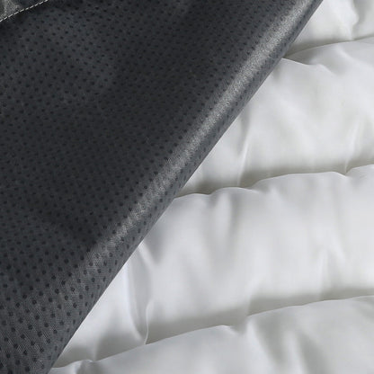 Pawz S Size Orthopedic Dog Bed with Sherpa Plush Removable Cover in Grey-1919892817057026053