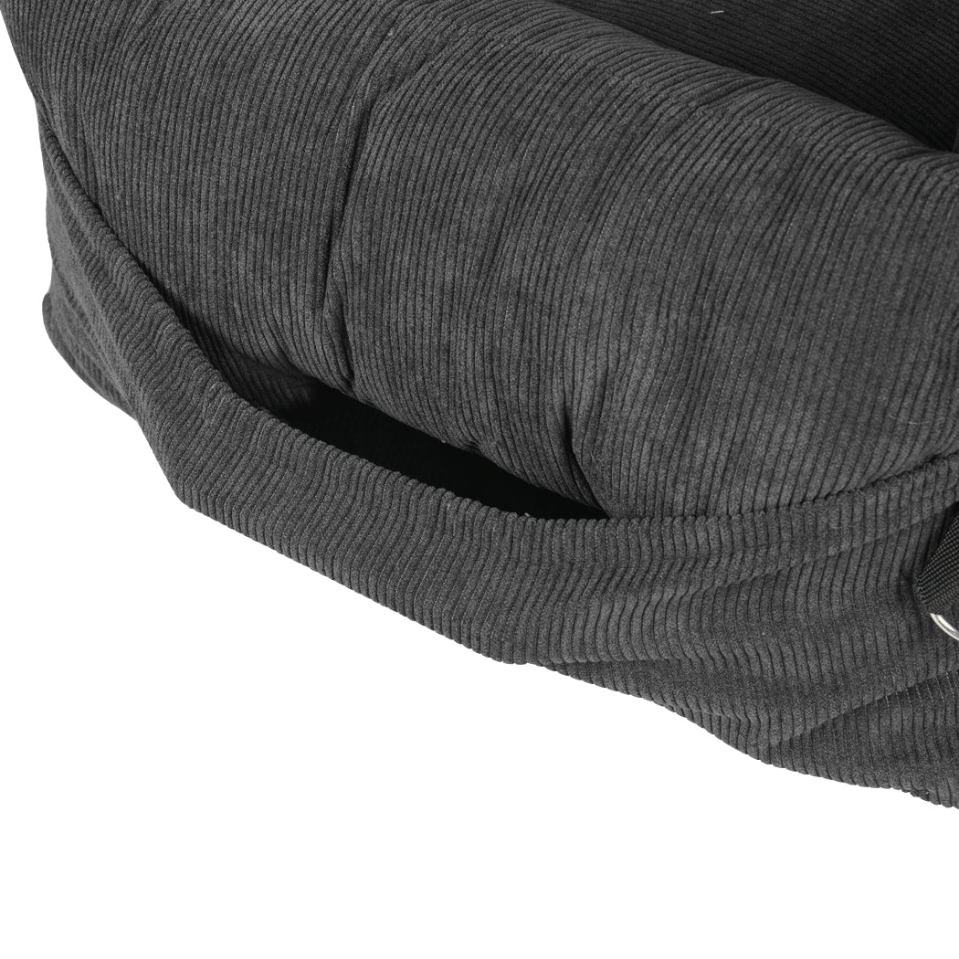 PaWz Pet Car Booster Seat Dog Protector M Grey Medium-1910112476582776837