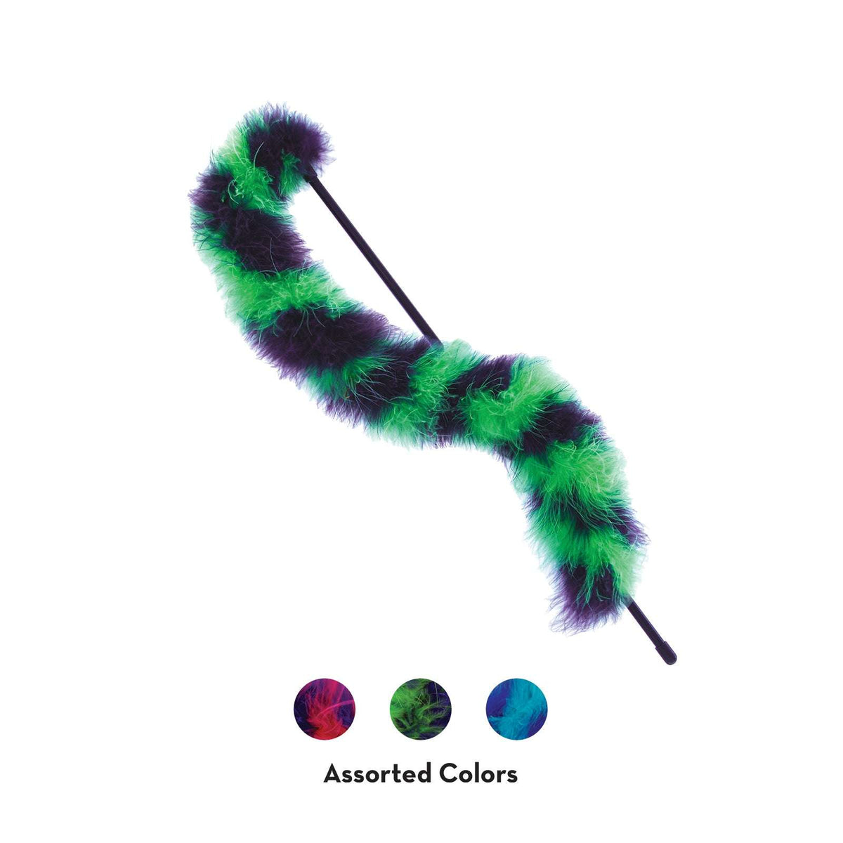 KONG Cat Active Twisted Boa Teaser Assorted Pet Savers