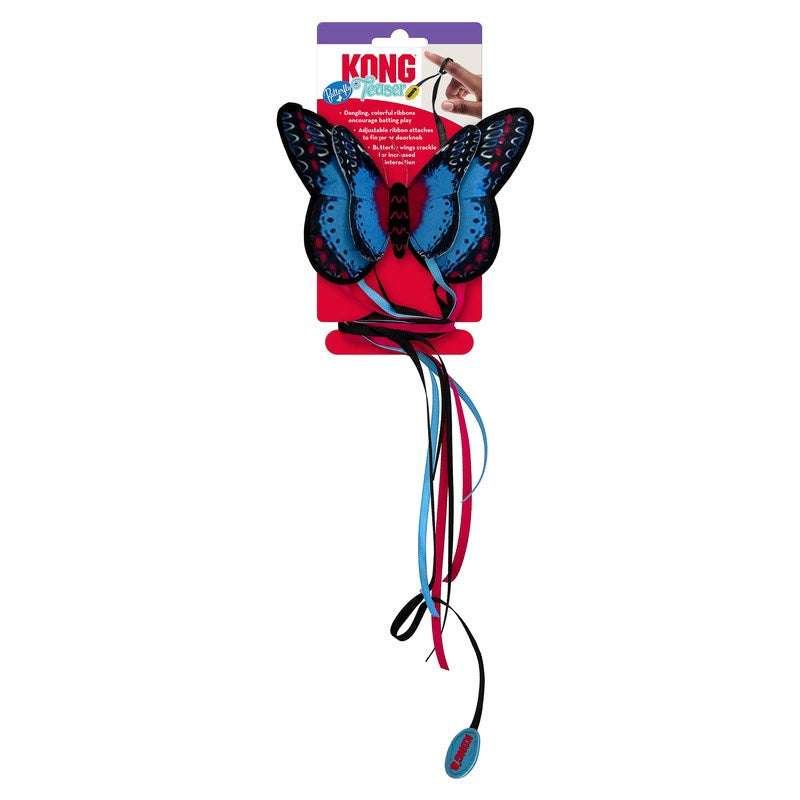 KONG Cat Teaser Butterfly Assorted Pet Savers