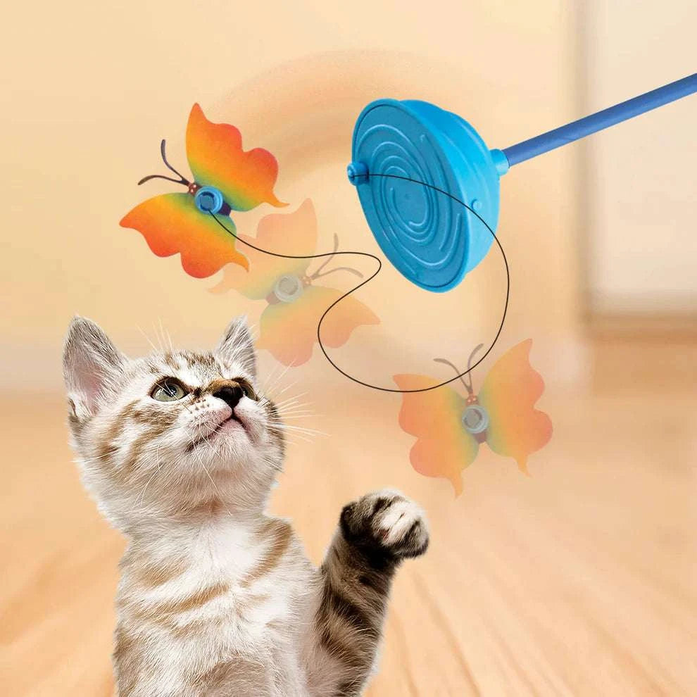 KONG Cat Teaser Purrsuit Butterfly Pet Savers