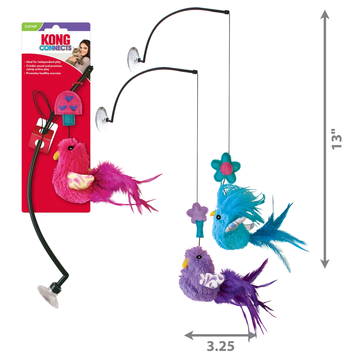 KONG Cat Window Teaser Pet Savers