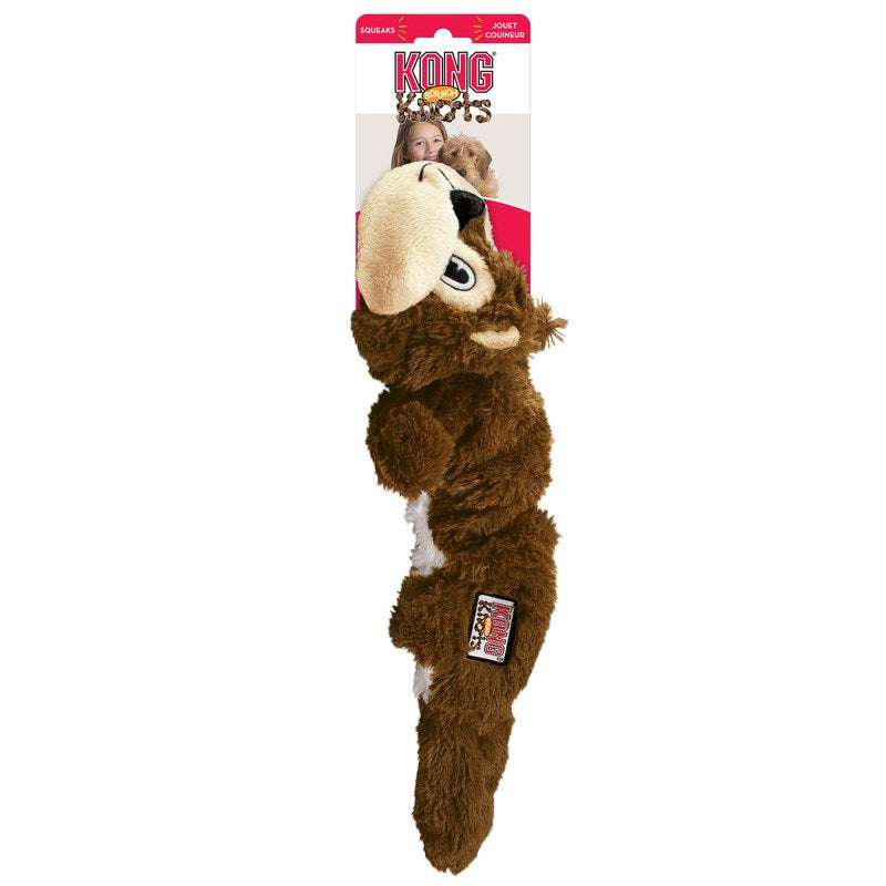 KONG Dog Scrunch Knots Squirrel Large Pet Savers