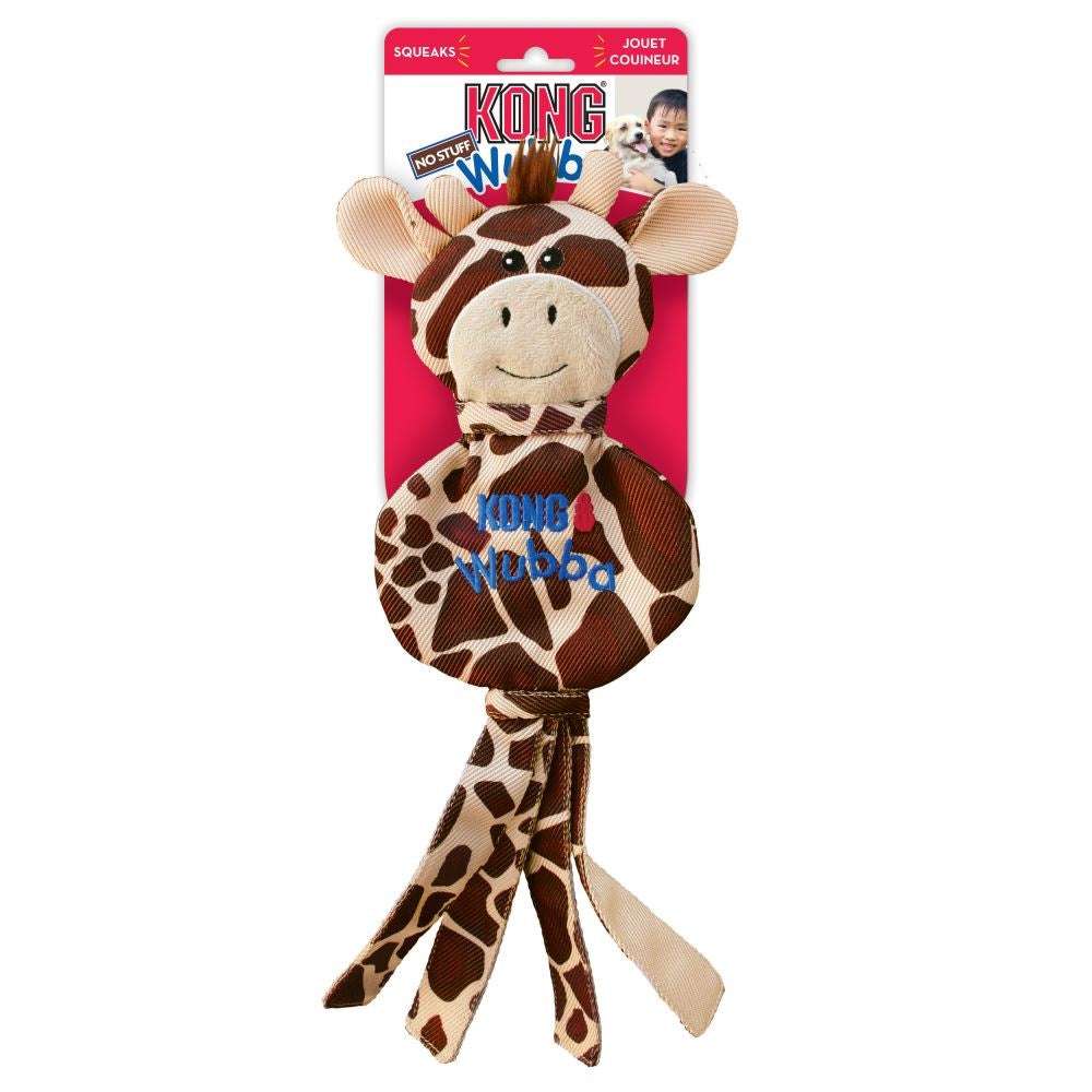 KONG Dog Wubba No Stuff Giraffe Large Pet Savers