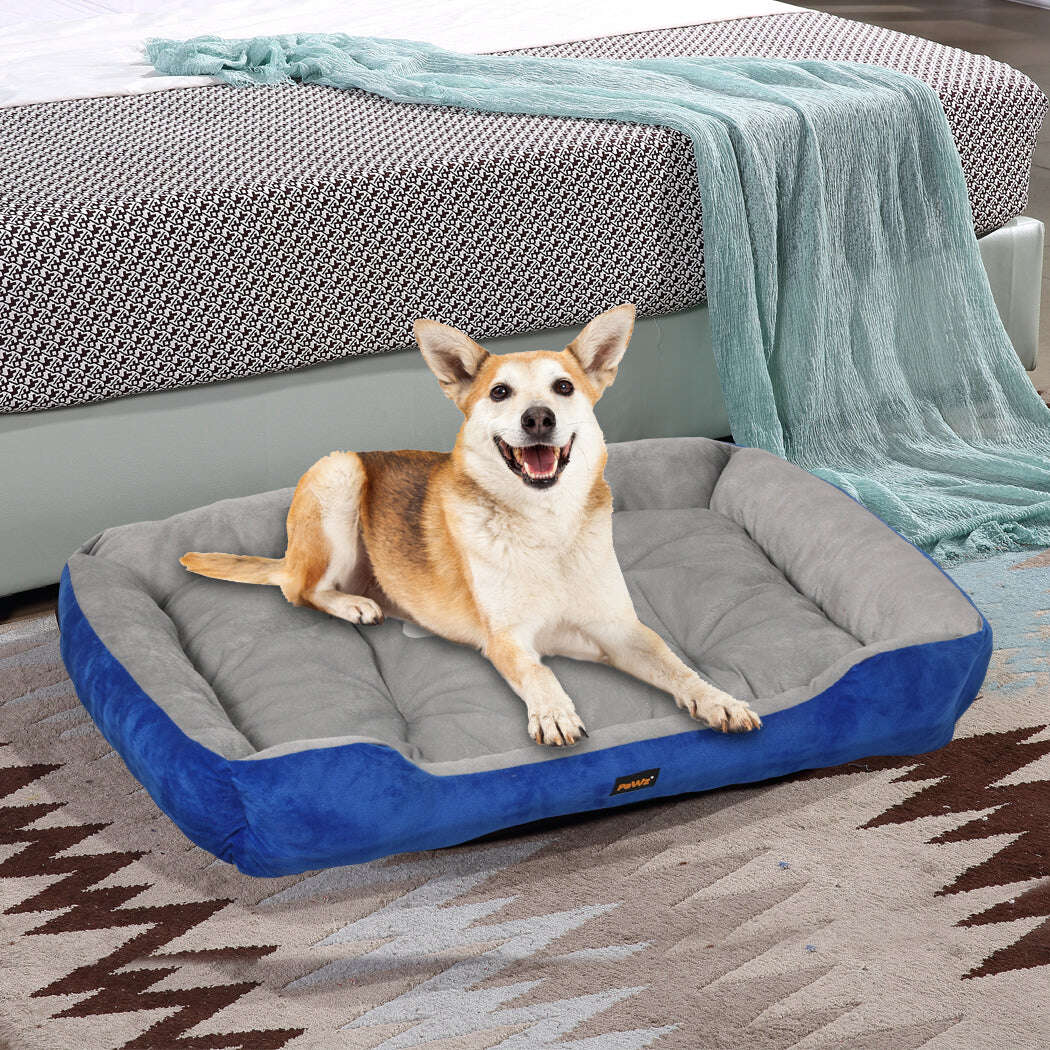 PaWz Pet Bed Dog Beds Bedding Mattress L Navy Large-1910112928296734727