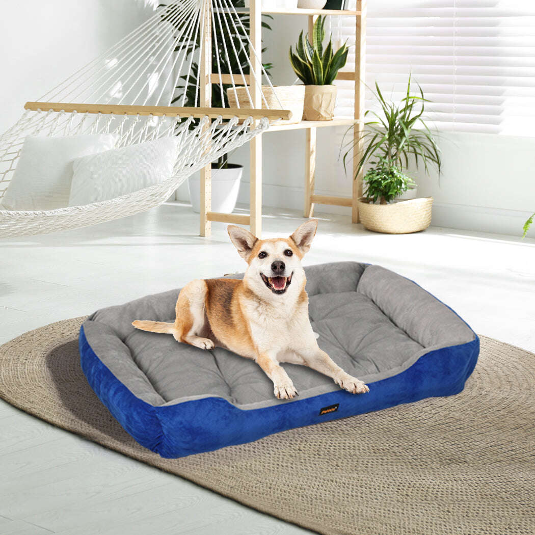 PaWz Pet Bed Dog Beds Bedding Mattress L Navy Large-1910112928296734726