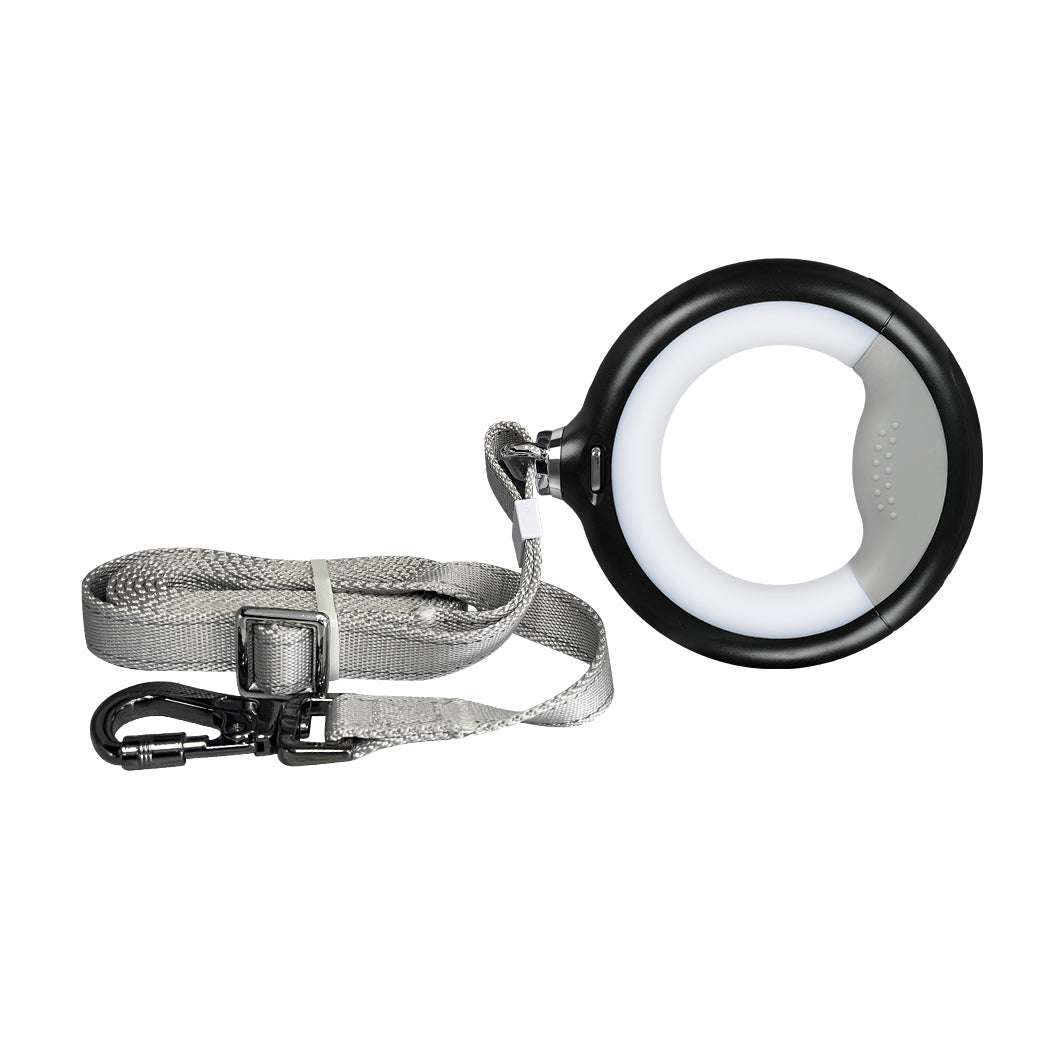 PaWz LED Dog Leash Lead Walking Rope Black-1910112481217482752