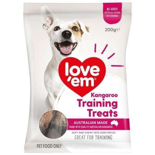 Love Em Kangaroo Treats 200g x 5 Pet Savers