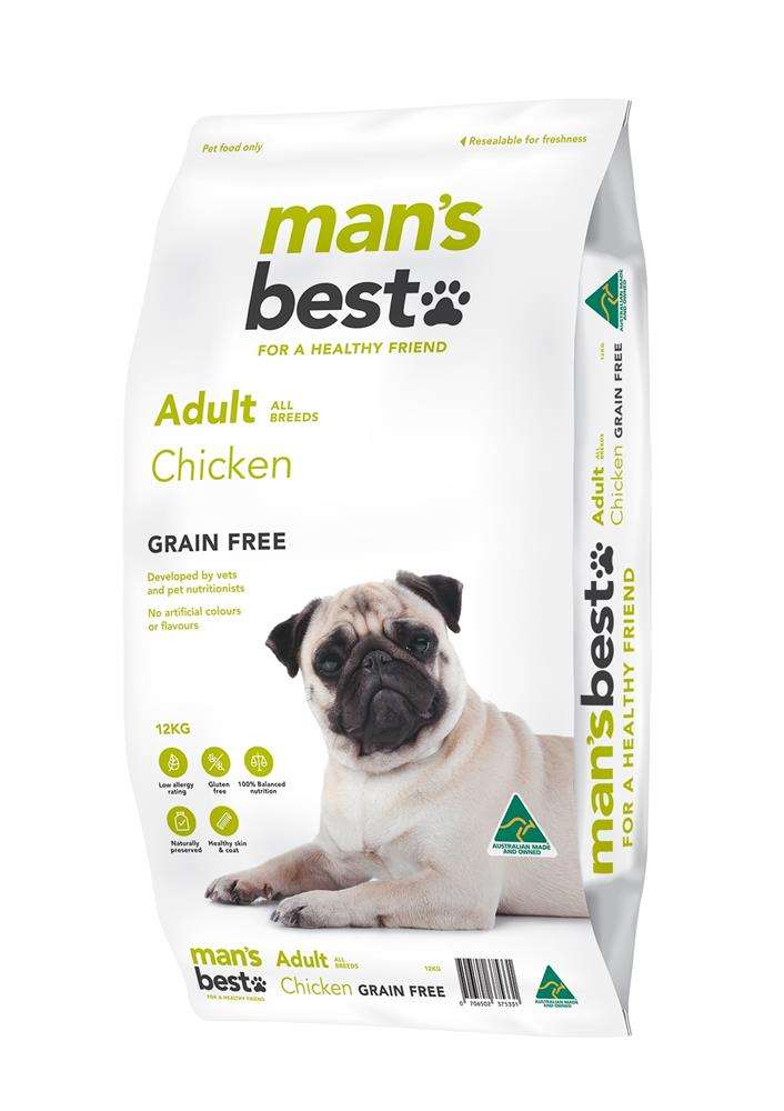 Man's Best GF Dog Chicken 12kg Pet Savers