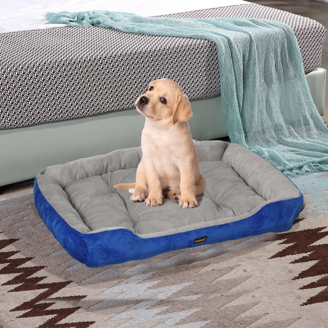 PaWz Pet Bed Dog Beds Bedding Mattress M Navy Medium-1910112928732942343