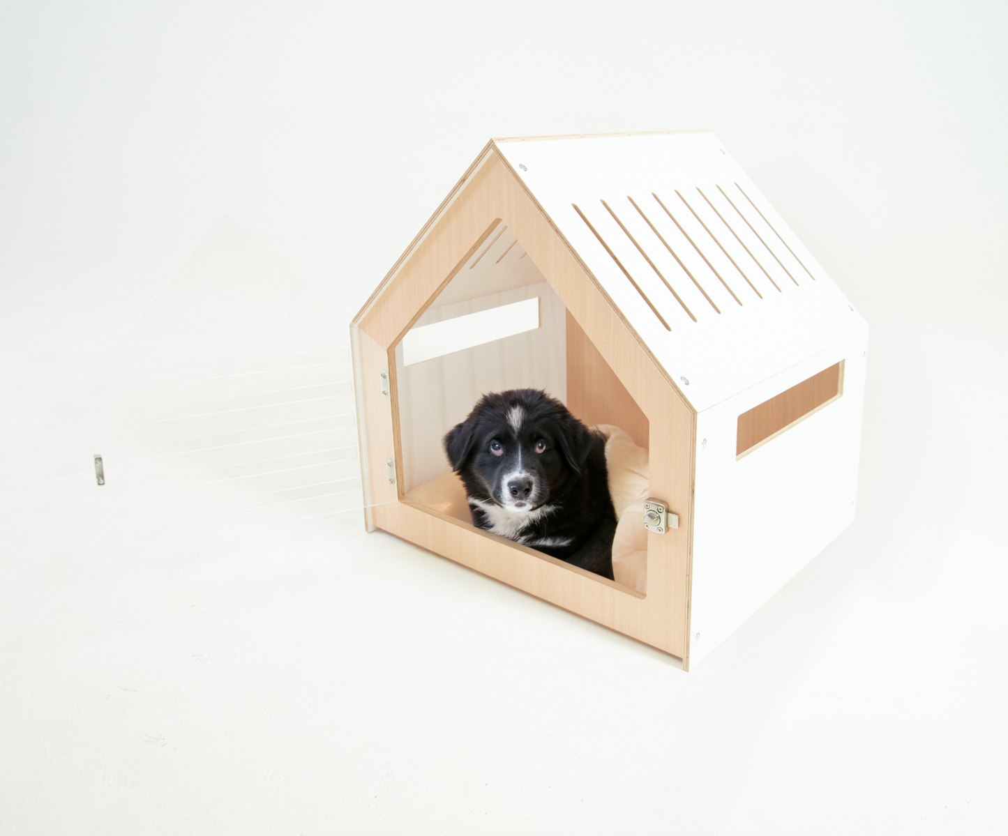 Modern White Pet House Dog Crate Pet Savers