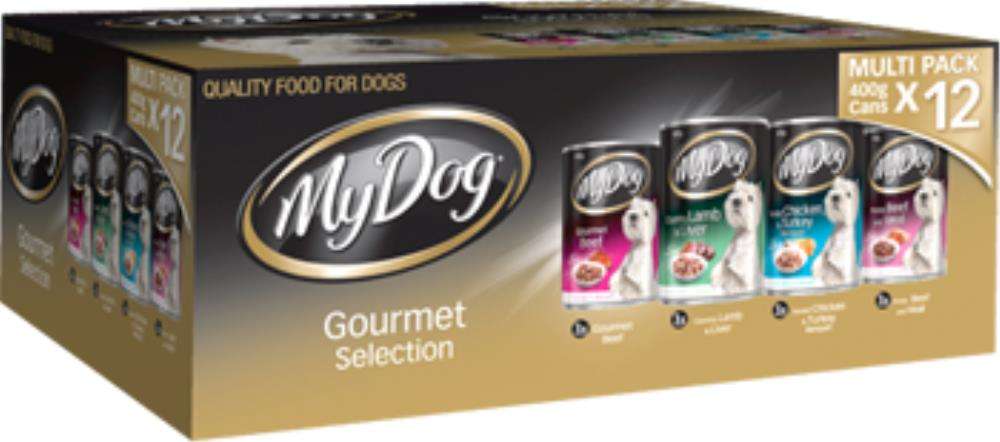 My Dog Gourmet Sel MVMS Cans 12 x 400g Pet Savers