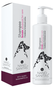 Nano Sanitas Female Fur Care Dog Shampoo 250 ml-1831155596901093376