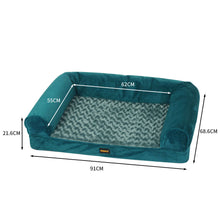 PaWz Pet Bed Sofa Dog Bedding Soft Warm L Blue Large-1910112953923932162