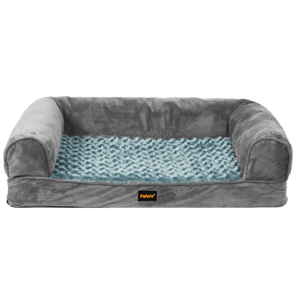 PaWz Pet Bed Sofa Dog Bedding Soft Warm L Grey Large-1910112954104287233