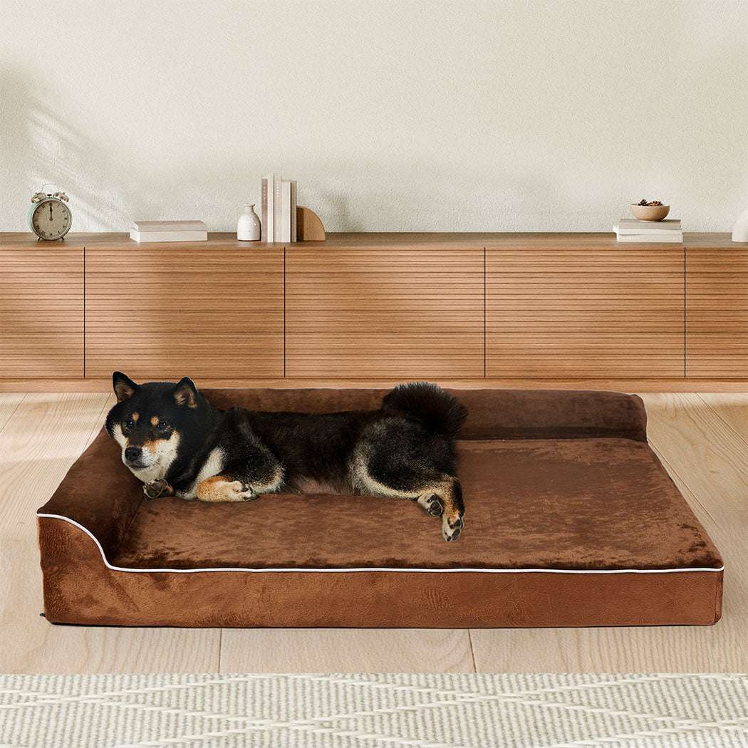 Pawz Orthopedic Dog Bed L Coffee-1910112251533201414