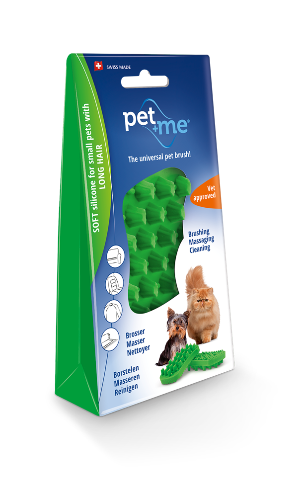 Petway Pet & Me Silicon Brush Green