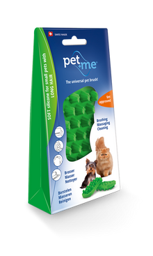 Petway Pet & Me Silicon Brush Green