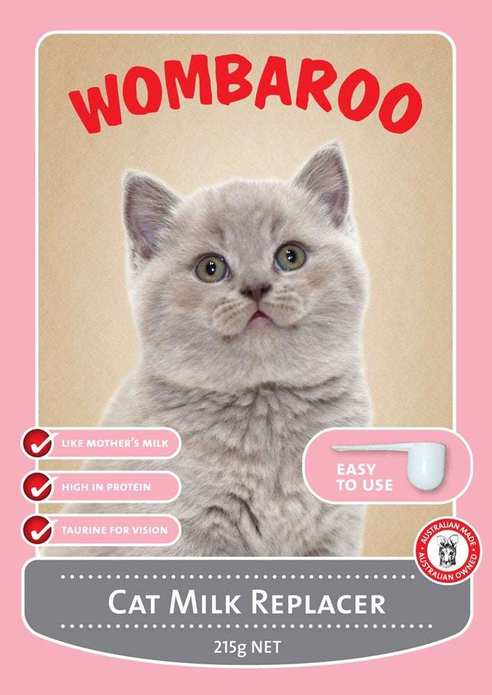 Passwell Wombaroo Cat Milk 215gm Pet Savers