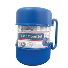 Pawise 3 in 1 Portable Pet Travel Food and Water Bowl Set Pet Savers
